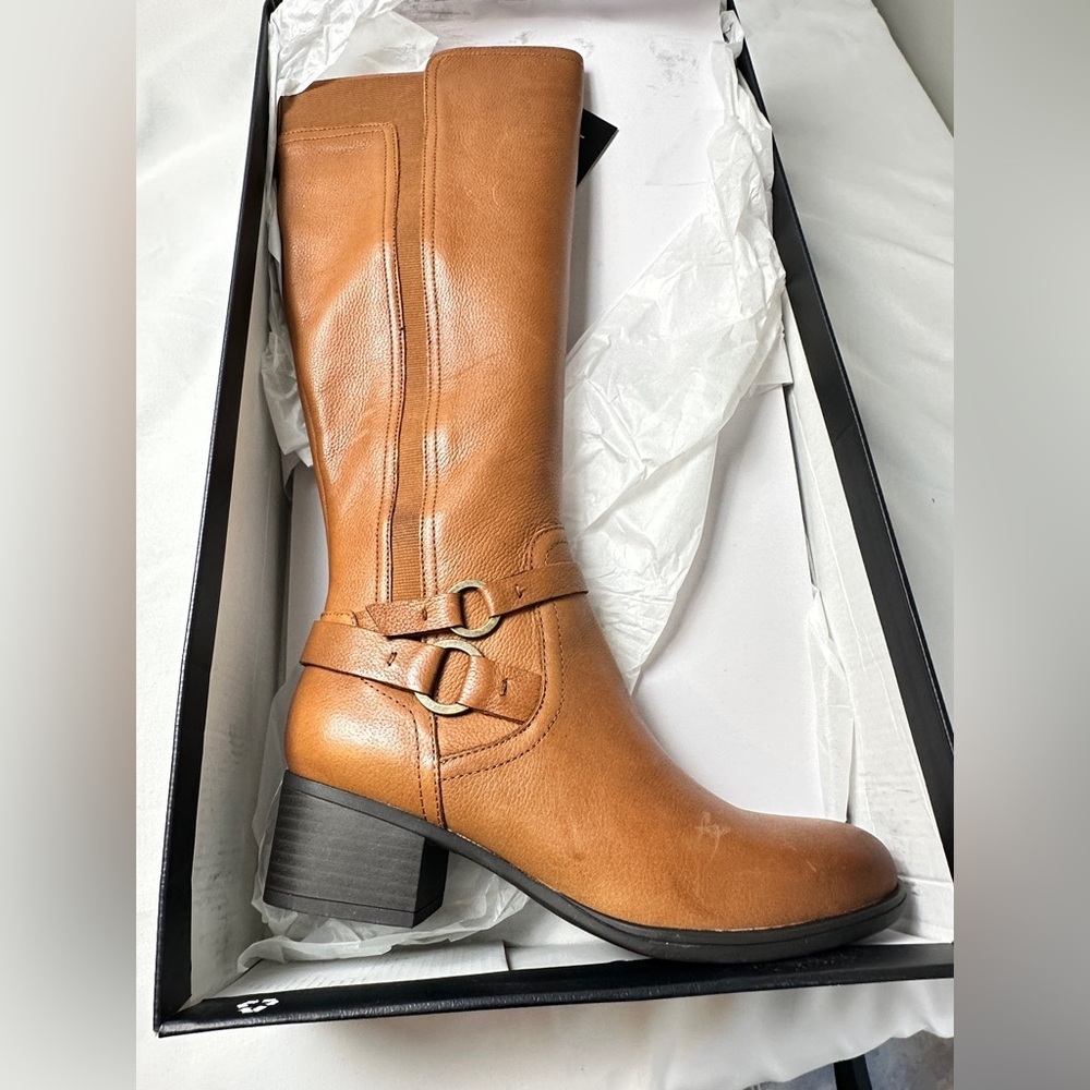 Naturalizer Kiana High Knee Boots Banana Bread Size 8 - Picture 6 of 12
